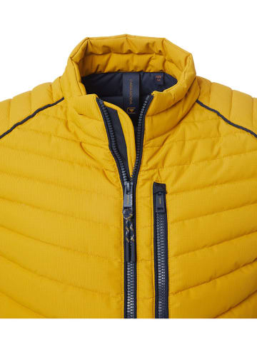 CASAMODA Doorgestikte bodywarmer geel