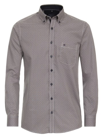 CASAMODA Koszula - Comfort fit - w kolorze czarno-jasnobrązowym