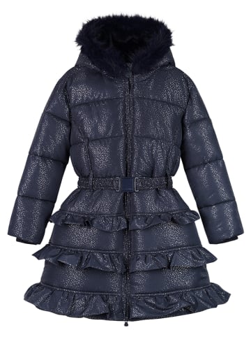 Le Chic Płaszcz pikowany "Blight" w kolorze granatowym