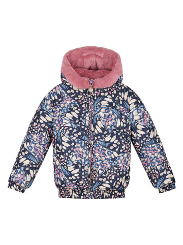 Le Chic Omkeerbare jas "Bente" donkerblauw/roze