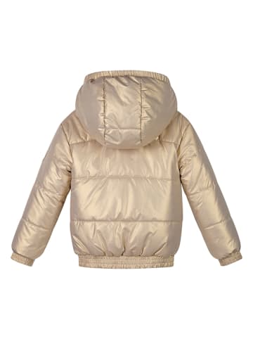 Le Chic Omkeerbare jas "Bente" beige/goudkleurig