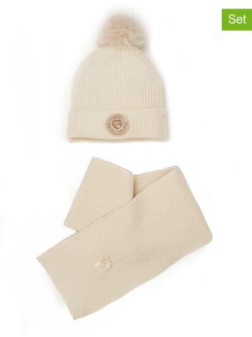 Le Chic 2-delige winteraccessoireset "Rosa & Reya" beige