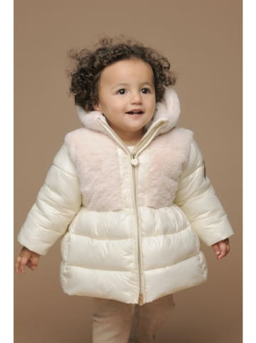 Le Chic Steppmantel "Bloomy" in Creme