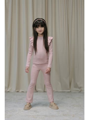 Le Chic Uitlopende leggings "Datsy" lichtroze