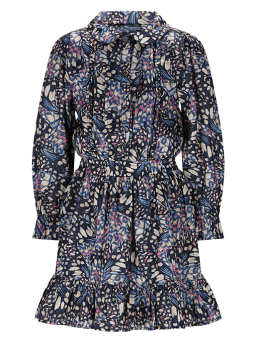 Le Chic Sukienka "Swanta" w kolorze granatowym