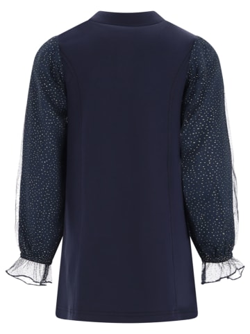 Le Chic Sukienka "Shagain" w kolorze granatowym