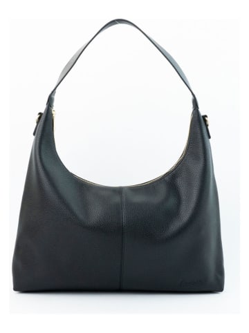 Christian Laurier Leren schoudertas "Alix" zwart - (B)43 x (H)25 x (D)10 cm