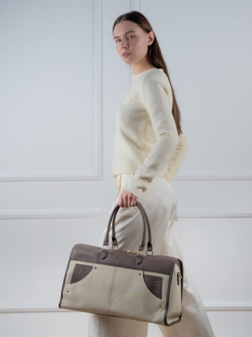 Christian Laurier Leder-Reisetasche "Jay" in Braun - (B)45 x (H)28 x (T)17 cm