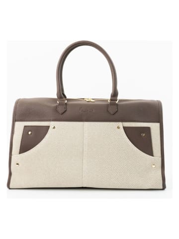 Christian Laurier Leren reistas "Jay" bruin - (B)45 x (H)28 x (D)17 cm