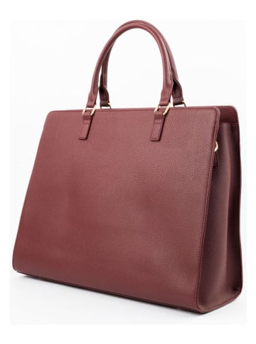 Christian Laurier Leren businesstas "Nya" bordeaux - (B)42 x (H)32 x (D)14 cm