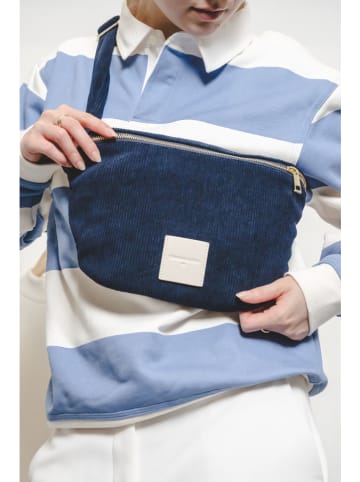 Christian Laurier Leren schoudertas "Cyra" donkerblauw - (B)30 x (H)20 x (D)6 cm