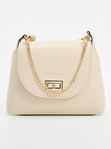 Christian Laurier Skórzana torebka "Zia" w kolorze beżowym - 21 x 18 x 7,5 cm