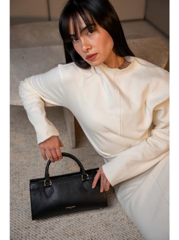 Christian Laurier Leder-Henkeltasche "Alexine" in Schwarz - (B)29,5 x (H)14,5 x (T)7 cm