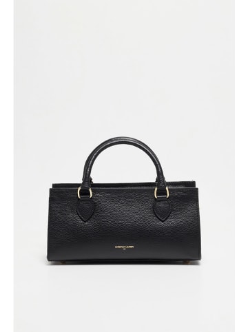 Christian Laurier Leren handtas "Alexine" zwart - (B)29,5 x (H)14,5 x (D)7 cm