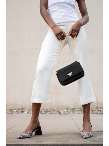 Christian Laurier Skórzana torebka "Hera" w kolorze czarnym - 21 x 15 x 7 cm