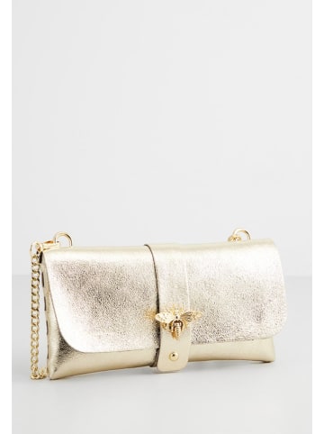 Christian Laurier Leren schoudertas "Ivy" goudkleurig - (B)23 x (H)12,5 x (D)2 cm