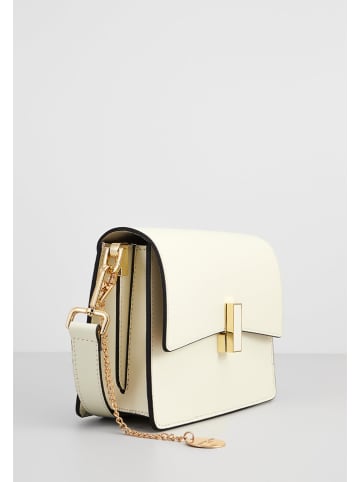 Christian Laurier Leder-Umhängetasche "Emma" in Creme - (B)28 x (H)19 x (T)9,5 cm