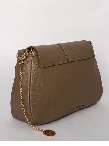 Christian Laurier Leder-Umhängetasche ''Leora'' in Taupe - (B)27 x (H)19,5 x (T)9,5 cm