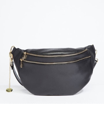 Christian Laurier Leder-Gürteltasche ''Dayana'' in Schwarz - (L)19 x (B)33 cm