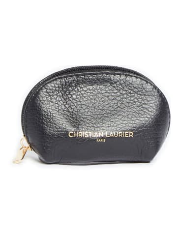 Christian Laurier Leren portemonnee "Nika" zwart - (B)11 x (H)6 x (D)3 cm