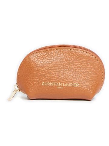 Christian Laurier Leren portemonnee "Nika" lichtbruin - (B)11 x (H)6 x (D)3 cm