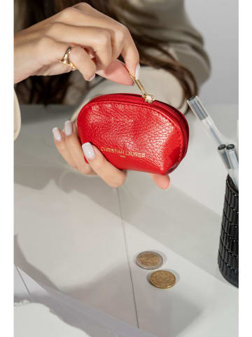 Christian Laurier Leren portemonnee "Nika" roze - (B)11 x (H)6 x (D)3 cm