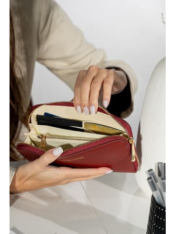 Christian Laurier Skórzany portfel "Hania" w kolorze czerwonym - 19 x 9,5 cm