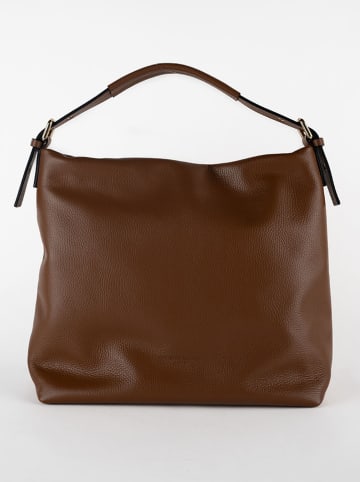 Christian Laurier Skórzana torebka "Orient" w kolorze jasnobrązowym - 38,5 x 34 x 13 cm