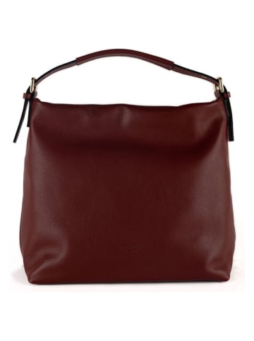 Christian Laurier Leder-Schultertasche "Orient" in Rot - (B)38,5 x (H)34 x (T)13 cm