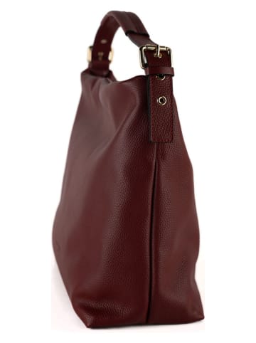 Christian Laurier Leren schoudertas "Orient" rood - (B)38,5 x (H)34 x (D)13 cm