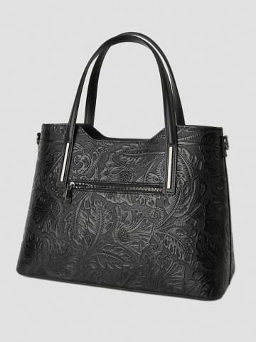 Christian Laurier Leren schoudertas "Noor" zwart - (B)40 x (H)27 x (D)16 cm