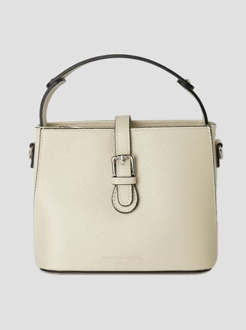 Christian Laurier Skórzana torebka "Erya" w kolorze białym - 27 x 19 x 13,5 cm