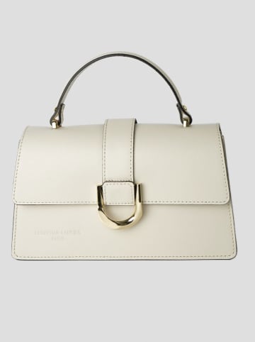 Christian Laurier Skórzana torebka "Katya" w kolorze białym - 25 x 14 x 8 cm