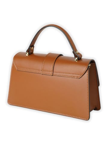 Christian Laurier Leren handtas "Katya" lichtbruin - (B)25 x (H)14 x (D)8 cm