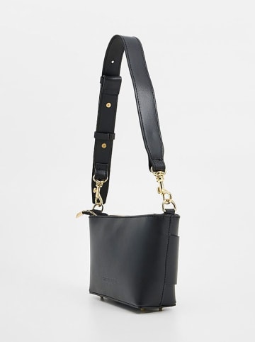 Christian Laurier Leder-Umhängetasche "Selah" in Schwarz - (B)22 x (H)13 x (T)6 cm