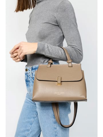 Christian Laurier Leren handtas "Ciara" taupe - (B)27 x (H)19 x (D)9 cm