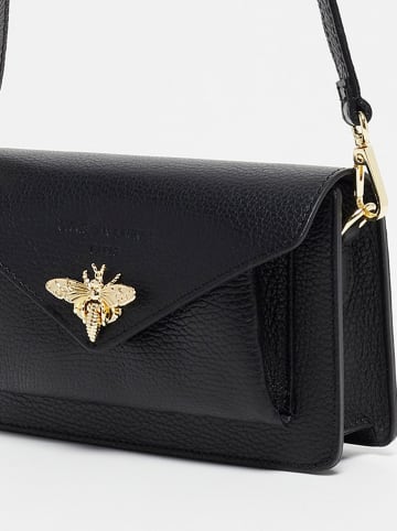 Christian Laurier Leder-Umhängetasche "Roxane" in Schwarz - (B)20 x (H)12 x (T)5,5 cm