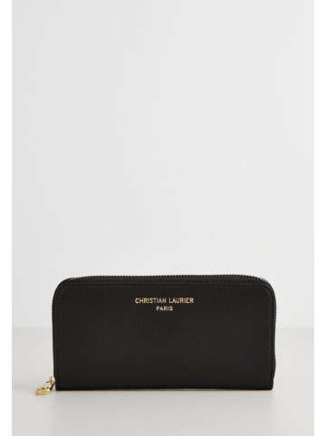 Christian Laurier Leren portemonnee "Aliu" zwart - (B)19,5 x (H)10,3 x (D)3 cm