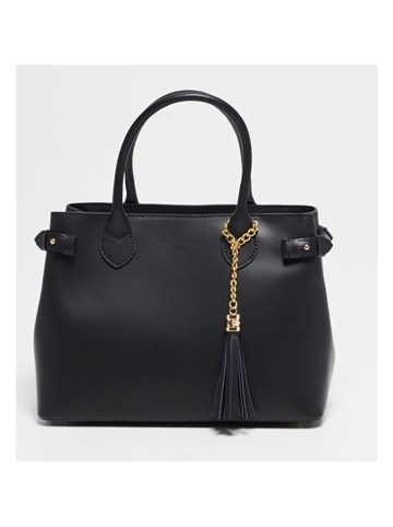 Christian Laurier Leren handtas "Anita" zwart - (B)32,5 x (H)23 x (D)15,5 cm
