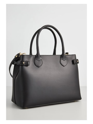 Christian Laurier Leren handtas "Anita" zwart - (B)32,5 x (H)23 x (D)15,5 cm