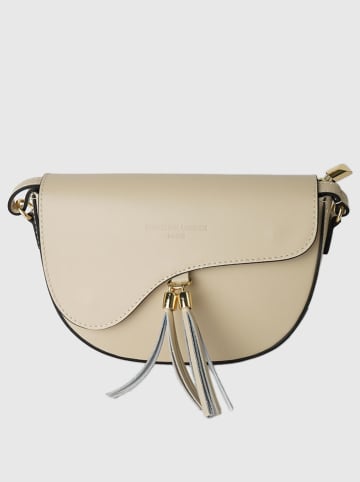 Christian Laurier Leder-Umhängetasche "Kena" in Beige - (B)22 x (H)16 x (T)5,5 cm