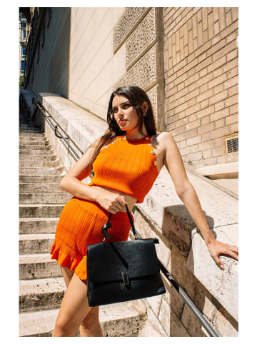 Christian Laurier Leder-Henkeltasche "Eva" in Schwarz - (B)31 x (H)23 x (T)12 cm