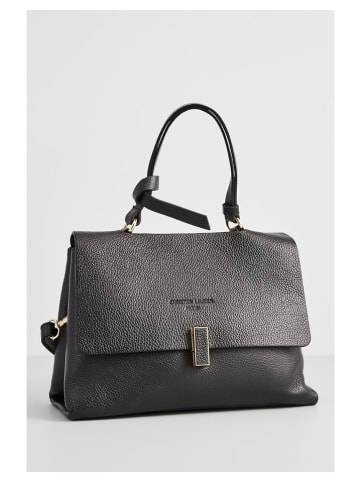 Christian Laurier Leren handtas "Eva" zwart - (B)31 x (H)23 x (D)12 cm