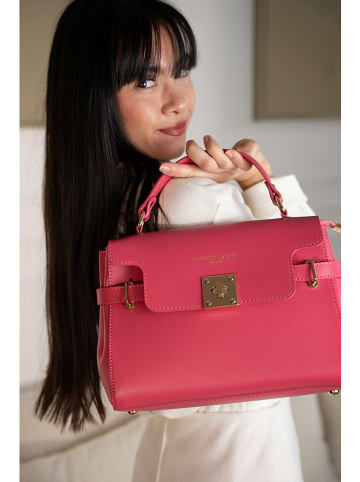 Christian Laurier Leren handtas "Swang" roze - (B)28 x (H)20 x (D)11 cm