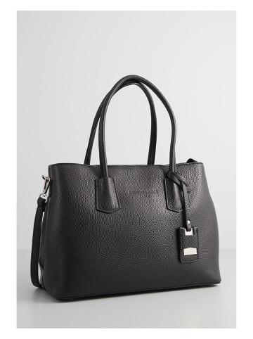 Christian Laurier Leren schoudertas "Pia" zwart - (B)33 x (H)30 x (D)12 cm