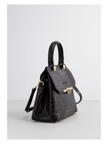 Christian Laurier Leren handtas "Emy" zwart - (B)27 x (H)19 x (D)12 cm