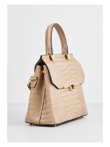 Christian Laurier Leren handtas "Emy" beige - (B)27 x (H)19 x (D)12 cm