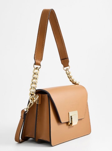 Christian Laurier Leren schoudertas "Ava" lichtbruin - (B)20 x (H)14 x (D)10 cm