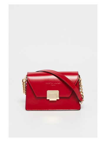 Christian Laurier Leren schoudertas "Ava" rood - (B)22 x (H)14 x (D)10 cm