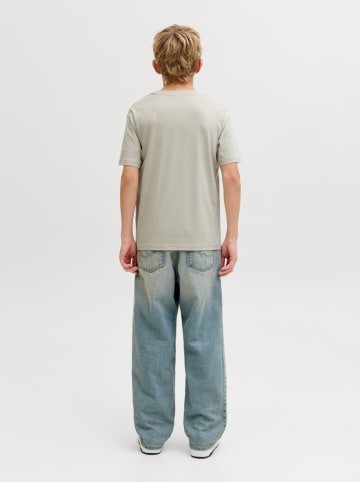 JACK & JONES Junior Koszulka "Star" w kolorze beżowym